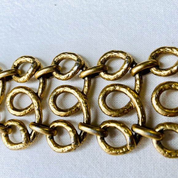J. Crew Golden Statement Bracelet - Picture 1 of 4